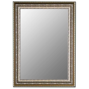 Simone Bevel Mirror in Venetian Washed Silver - Made in USA 