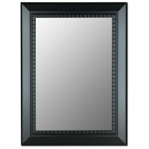 Sparrow Bevel Mirror in Oiled Ebony Black - Made in USA 