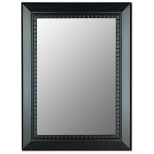 Sparrow Bevel Mirror in Oiled Ebony Black - Made in USA 