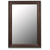 Theron Traditional Bevel Mirror in Mahogany - Made in USA 