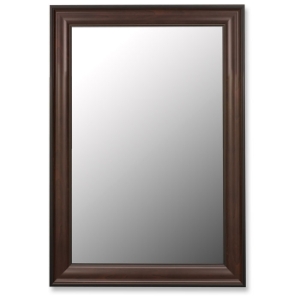 Theron Traditional Bevel Mirror in Mahogany - Made in USA 