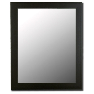 Byron Rectangular Mirror in Guatemala Noche Black - Made in USA 