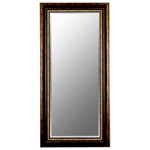 Woodbine Rectangular Mirror in Rubbed Copper Bronze - Made in USA 