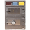 Triple Drop Depository Safe w/ Electronic & Key Lock - 3D-2820MM-KE - HOL-3D-2820MM-KE