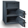 Double Door Depository Safe w/ Electronic & Key Lock - FD-3020EK - HOL-FDD-3020EK