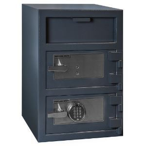 Double Door Depository Safe w/ Electronic & Key Lock - FD-3020EK 