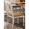 Meredith 7 Piece Extending Dining Set - X Splat Chairs, Caramel & Biscotti - ICON-RT-78-DT-CH50-SET