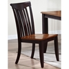 Karenina Side Chair - Slat Back, Wood Seat - ICON-CH51-WD