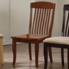 Belga Side Chair - Slat Back, Cinnamon Finish - ICON-CH58-CN-CN