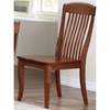 Belga Side Chair - Slat Back, Cinnamon Finish - ICON-CH58-CN-CN