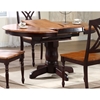 Cyrus 5 Piece Dining Set - Extending Table, Two Tone Finish - ICON-RD-42-DT-WY-MA-SET