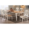 Meredith Extending Dining Table - Turned Legs, Biscotti & Caramel - ICON-RT-78-DT-LG-TU