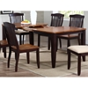 Niro Extending Dining Table - Tapered Legs, Whiskey & Mocha - ICON-RT-78-DT-WY-MA