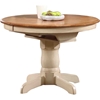5 Pieces Counter Dining Set - Poleon Back, Padded Seat, Caramel and Biscotti - ICON-RD42-STC53-U-97-CL-BI