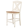 Butterfly Back 24" Counter Stool - Caramel and Biscotti - ICON-STC50-CL-BI
