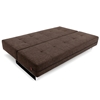 Supremax Deluxe Excess Convertible Sofa - Begum Dark Brown - INN-94-748250C503-0-2