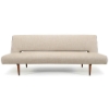 Unfurl Convertible Sofa Bed - Walnut Wood Legs, Natural - INN-772001C601D-3-2