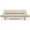 Unfurl Convertible Sofa Bed - Walnut Wood Legs, Natural - INN-772001C601D-3-2