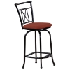 Hamilton Swivel Bar Stool with Black Metal Frame - INTC-3410