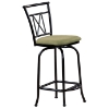 Hamilton Swivel Bar Stool with Black Metal Frame - INTC-3410