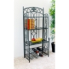 Chelsea Folding Baker's Rack with Wine Storage - INTC-3440