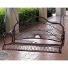 Sun Ray Bronze Wrought Iron Patio Swing - INTC-3484