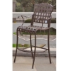 Santa Fe Wrought Iron Patio Bar Stool (Set of 2) - INTC-3555-CH