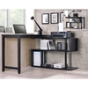 Virginia Wooden Desk & Shelf - Black Finish - INTC-DF-104-DBK