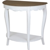 Ashbury Altesse Console Table - Half Moon, Antique White - INTC-PS-ALT-10-AW