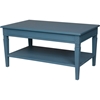 Ashbury Arte Coffee Table - 1 Shelf, Antique Blue - INTC-PS-ARE-16-AT