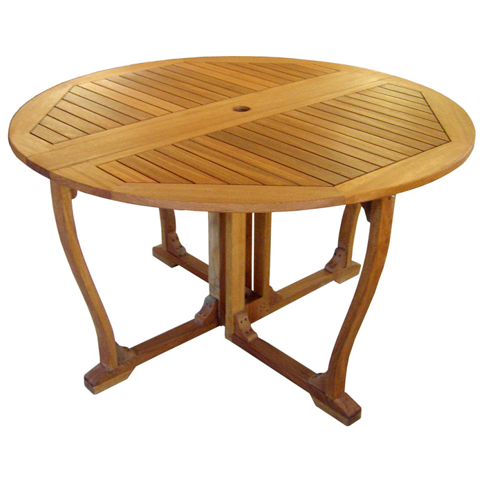 Royal Tahiti Round Wooden Gate Leg Table | DCG Stores