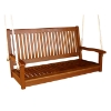 Royal Tahiti Wooden Straight Back Patio Swing - INTC-TT-SW-007