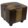 Rearden Two-Toned Square Ottoman with Lid - INTC-YWLF-2188-MX