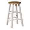 Wooden 24" Counter Height Round Top Stool - IC-1SXX-424