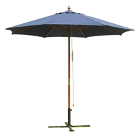 9' Outdoor Navy Blue Umbrella