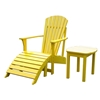 Yellow Adirondack Outdoor Footrest - IC-S-51903