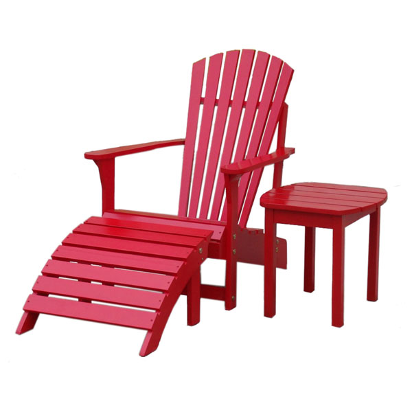 Red Adirondack Outdoor Chair DCG Stores