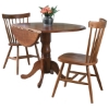 Round Dual Drop Leaf in Soft Cherry - IC-A100-12