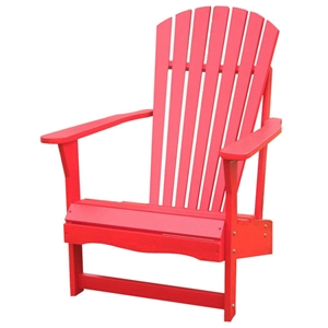 Red Adirondack Outdoor Chair 