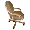 Upholstered Bucket Chair - Swivels and Tilts - IC-C108-33MP