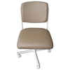 Upholstered Tan Vinyl Side Chair - IC-C108-30VP