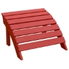 Red Outdoor Adirondack Footstool - IC-S-92248