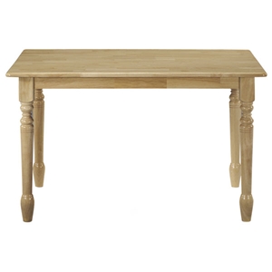 Natural Solid Wood Top Dining Table 