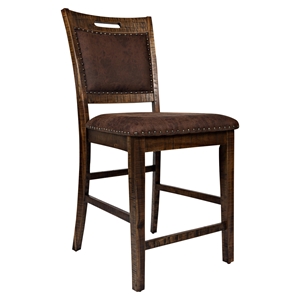 Cannon Valley Upholstered Back Counter Stool 