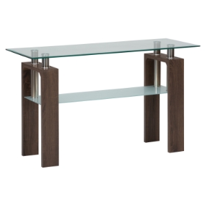 Compass Sofa Table - Glass Top 