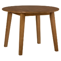 Simplicity Round Drop Leaf Table - Honey