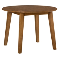 Simplicity Round Drop Leaf Table - Honey