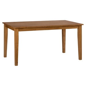 Simplicity Rectangle Dining Table - Honey 