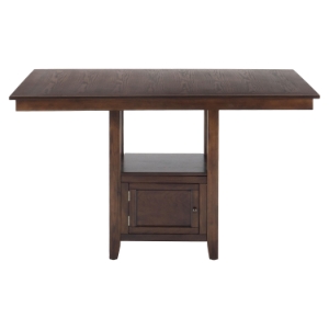 Olsen Counter Height Table - Storage Base, Oak 