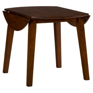 Simplicity Round Drop Leaf Table - Caramel 